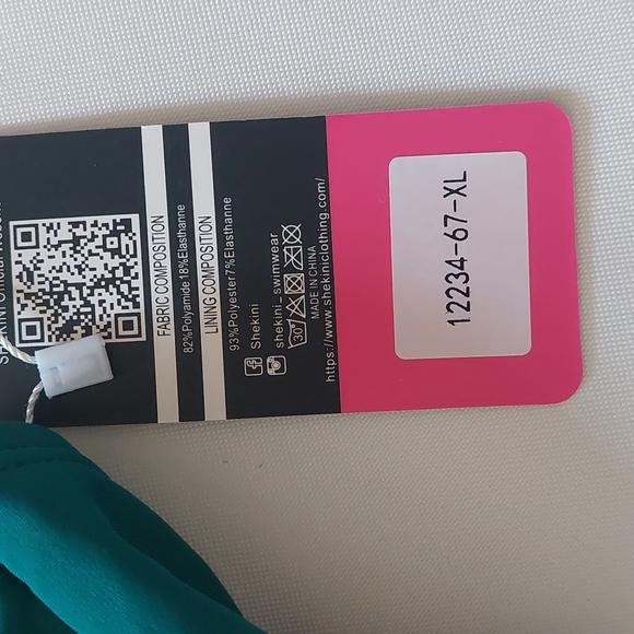 Shekini women's set two piece Green ruffle Bikini  size XL - Picture 10 of 11